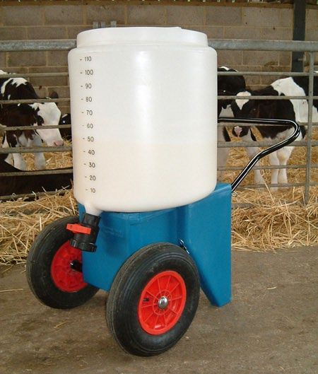 Chariot transport de lait